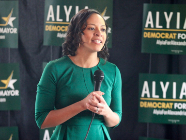 City-Council-Member-Alyia-Gaskins-kicking-off-her-mayoral-campaign-at-Indochen-in-Cameron-Station-Jan.-28-2024-staff-photo-by-James-Cullum.jpg