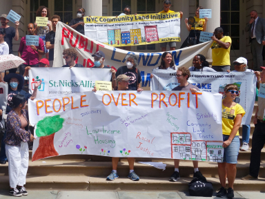 NYCCLI Public Land for Public Good rally
